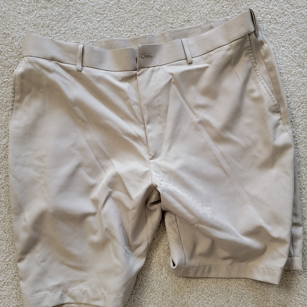 Mens khaki dress shorts size 38